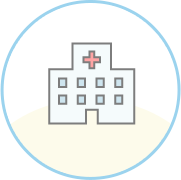 総合病院と連携しています